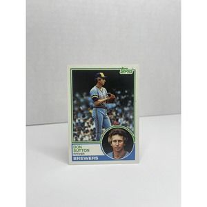 1983 Topps Don Sutton Brewers #145
